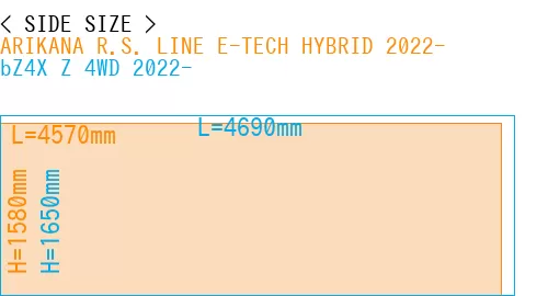 #ARIKANA R.S. LINE E-TECH HYBRID 2022- + bZ4X Z 4WD 2022-